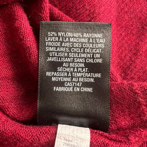 Mossimo Burgandy Knit Longsleeve Cardigan, S - Picture 5 of 5